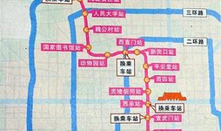 北京地铁运营线路图